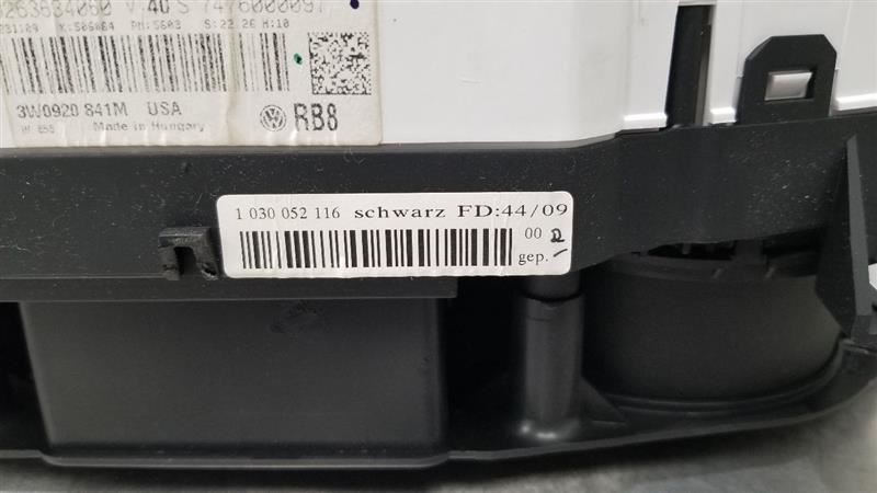 Bentley Continental GT Instrument cluster P/N 3W0920841M