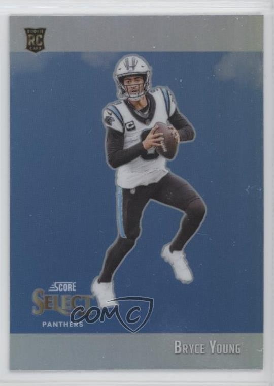 2023 Panini Select Score Throwback Silver Prizm Bryce Young #STW-BYO 1cz3