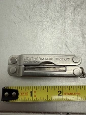 Leatherman USA Made 2.5" Closed Style MICRA Multipurpose Knife Scissors Tool