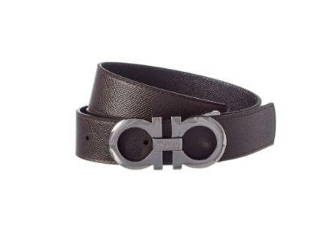 Salvatore Ferragamo Mens Reversible - Adjustable Leather Belt 75790₽