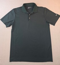MED Nike Men's Polo Shirt Dark Green Training Dri-FIT Golf Tour Performance Polo