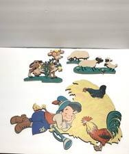 Vintage 1950s Mother Goose Pin-Ups "Little Boy Blue" Dolly Toy 256 Wall Decor