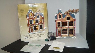 2007 THE NIGHT BEFORE CHRISTMAS Story Telling & Songs GOLD LABEL Lighted House