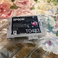 Epson Ink Cartridge T0483 Genuine New Vacuum Sealed OEM Light Cyan Only
