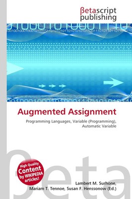 Augmented Assignment Lambert M. Surhone (u. a.) Taschenbuch Englisch 2026