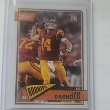 2018 Panini Classics Rookie Sam Darnold #206 USC Trojans NCAA NFL Football Card. rookie card picture