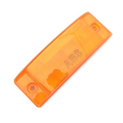 Grote 78363 Yellow Sealed Turtleback Clearance Lamp Optic ABS Lens 2'' x 5-7/8''