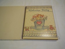 Welcome Baby book. Unused. C R Gibson publisher.