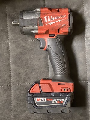 Milwaukee 2962P-20 M18 FUEL Li-Ion BL 1/2 in. Impact Wrench With 5.0 Battery