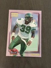 1993 Pro Set Power Power Moves Update Gold #PMUD21 JOHNNY JOHNSON Football Card