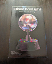 Rotating LED Mirror Ball Disco Light, Multicolor, 18 Lights,