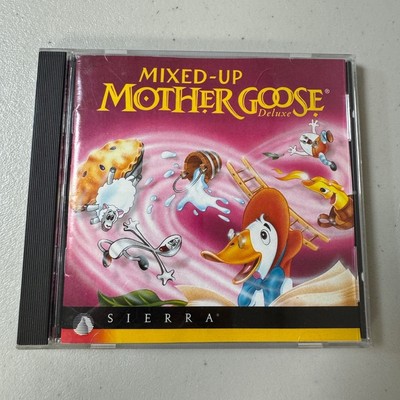 VIntage Computer Game CD-ROM Mixed Up Mother Goose Deluxe Educational Learning