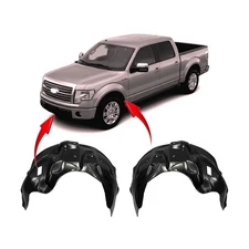 Set of 2 Fender Liners for Ford F-150 2009-2014 FO1248138 FO1249138 9L3Z16103A