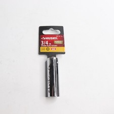 Husky Spark Plug Socket 6-Point 3/8 Drive 3/4...