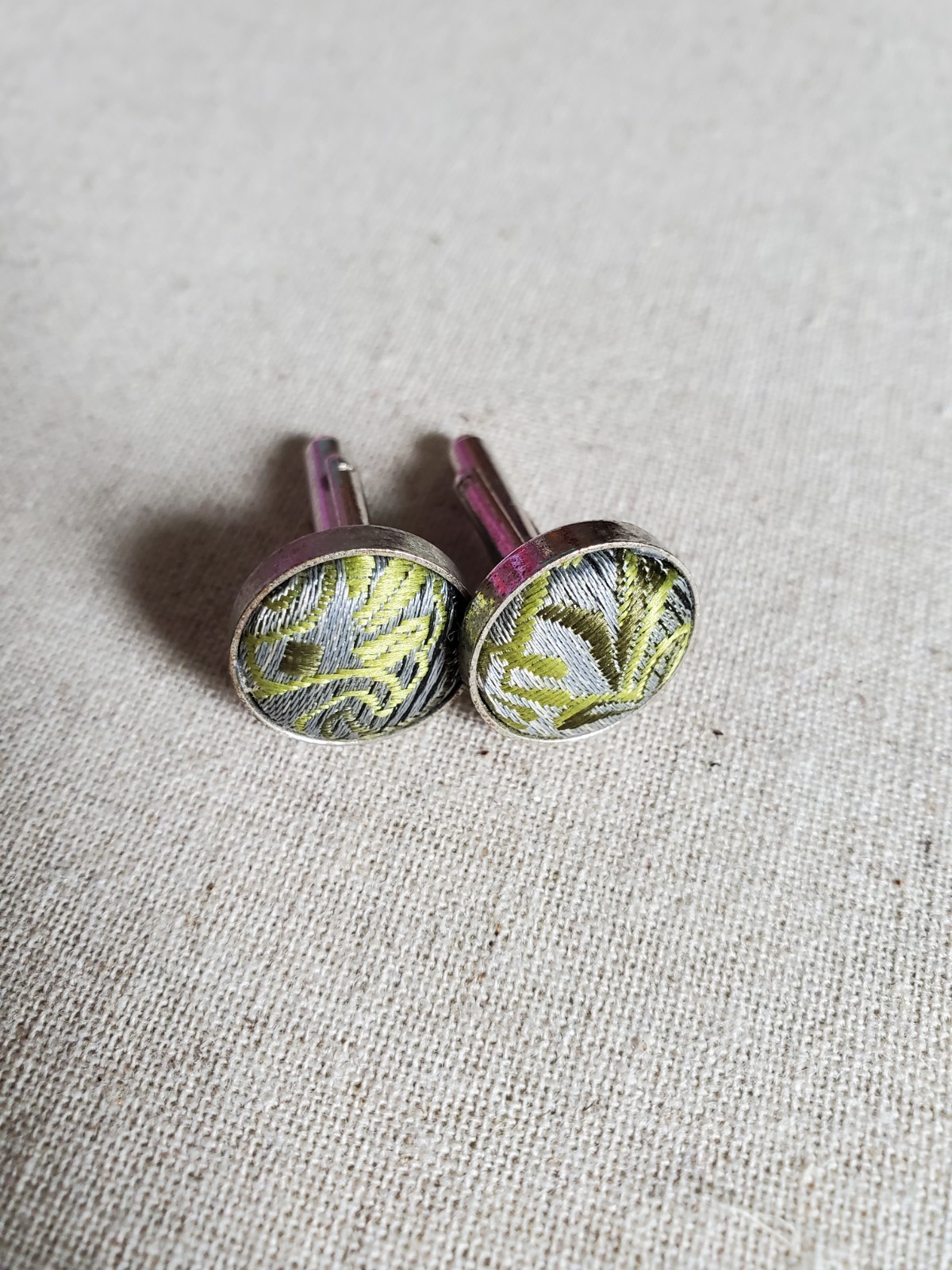 Green Cufflinks - image 1