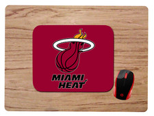 MIAMI HEAT custom neoprene nonslip MOUSEPAD MOUSE PAD HOME OFFICE GIFT NBA