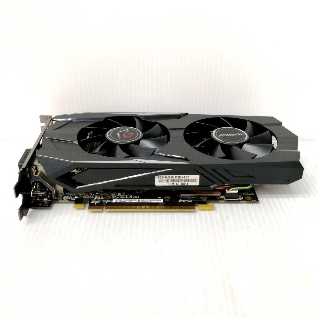 ASROCK GRAPHICS BOARD PG D RADEON RX580 8G OC IN WORKING