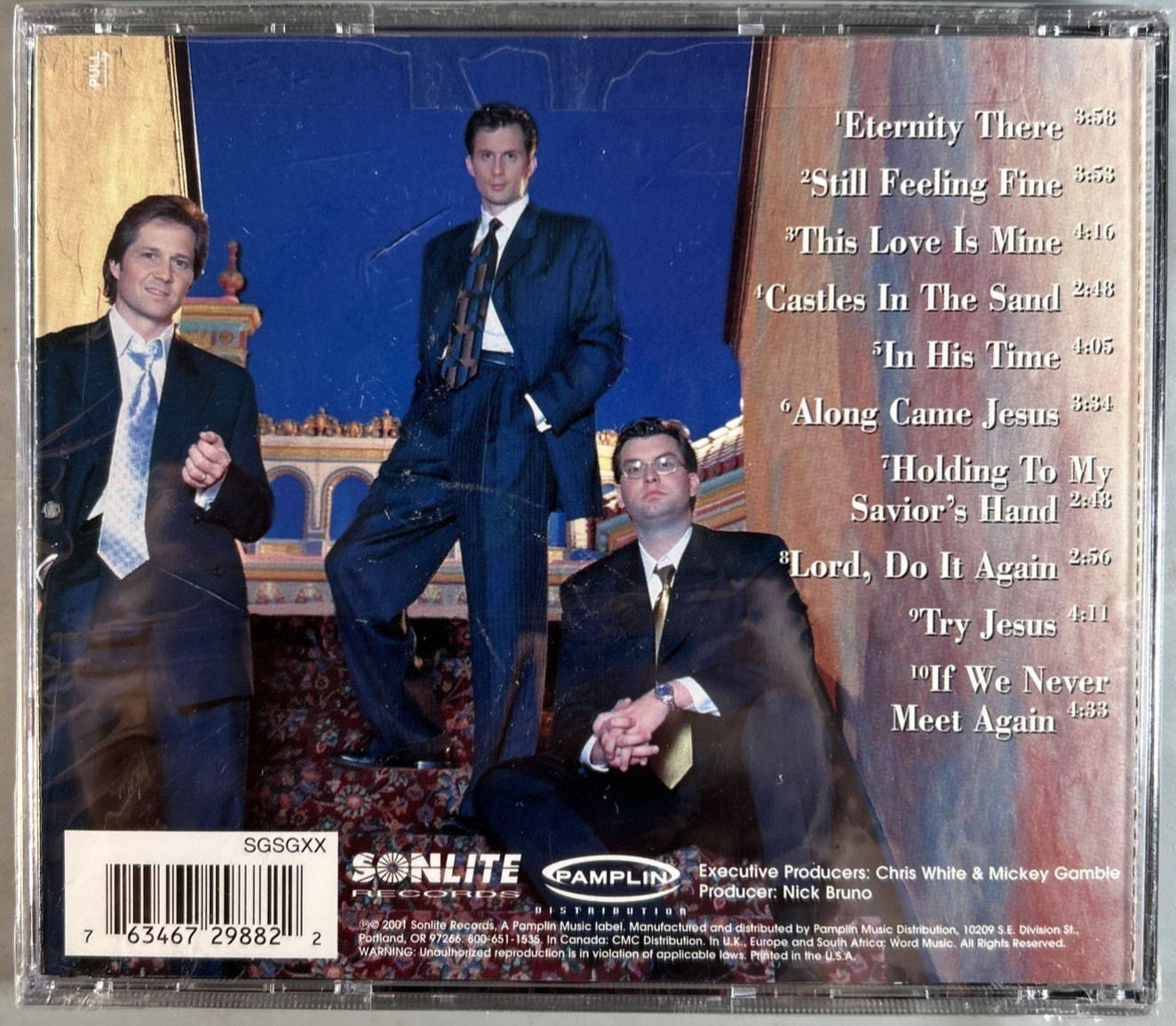 Booth Brothers Stage of Grace CD Pamplin Distribution Southern Gospel New