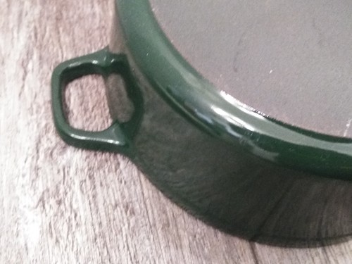 Chasseur Cast Iron, Round, Double-Enameled #20 forest green (made in France) - Picture 7 of 14