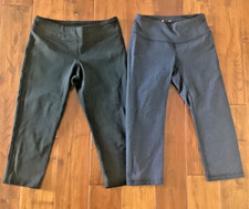 LUCY boutique Cropped Leggings Bundle size S Small navy blue textured Black