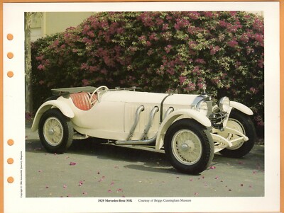 1929 Mercedes-Benz SSK Automobile/Car Classic(Color