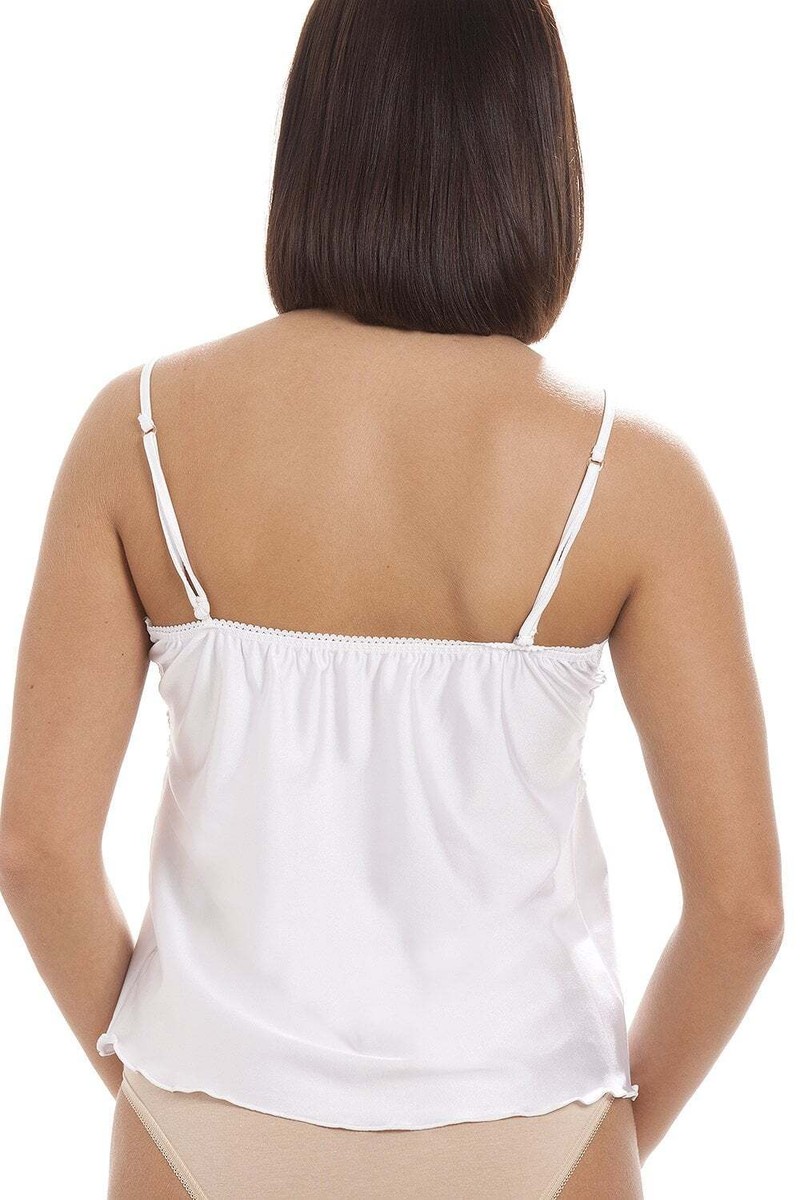Camille 【 Lace Trim Camisole Women 】 ファッション レディースファッション トップス ベスト ジレ レディース Camille Women's Luxury Camisole Lace Trim Adjustable Straps