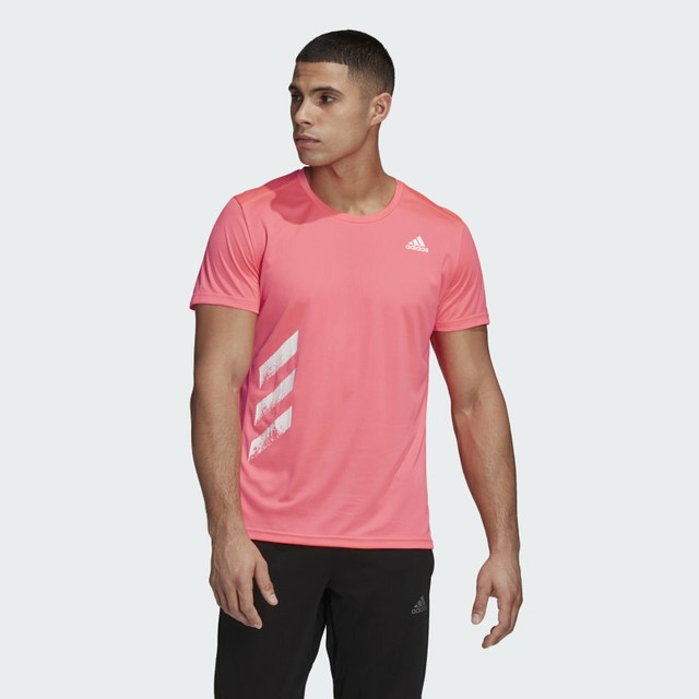 mens pink running shirt