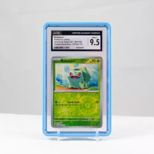 Pokemon Bulbasaur Reverse Holo #1 Scarlet & Violet 151 Costco - CGC 9.5 Mint+
