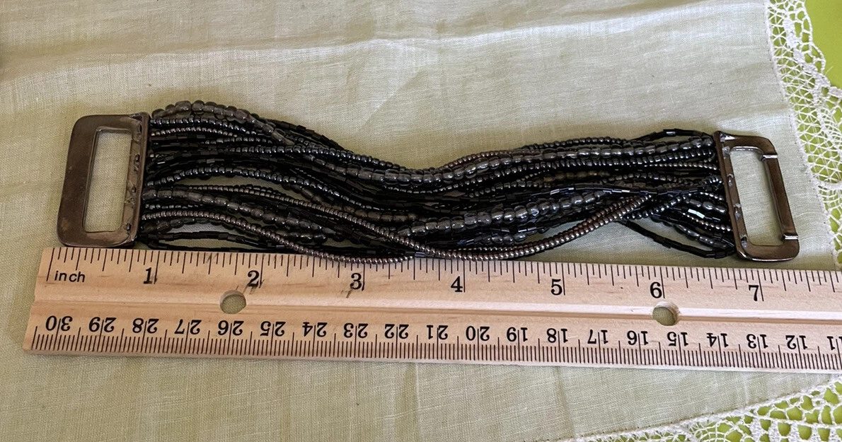 Crafting Cookie Lee Black Bracelets Parts Repair Bea9-21