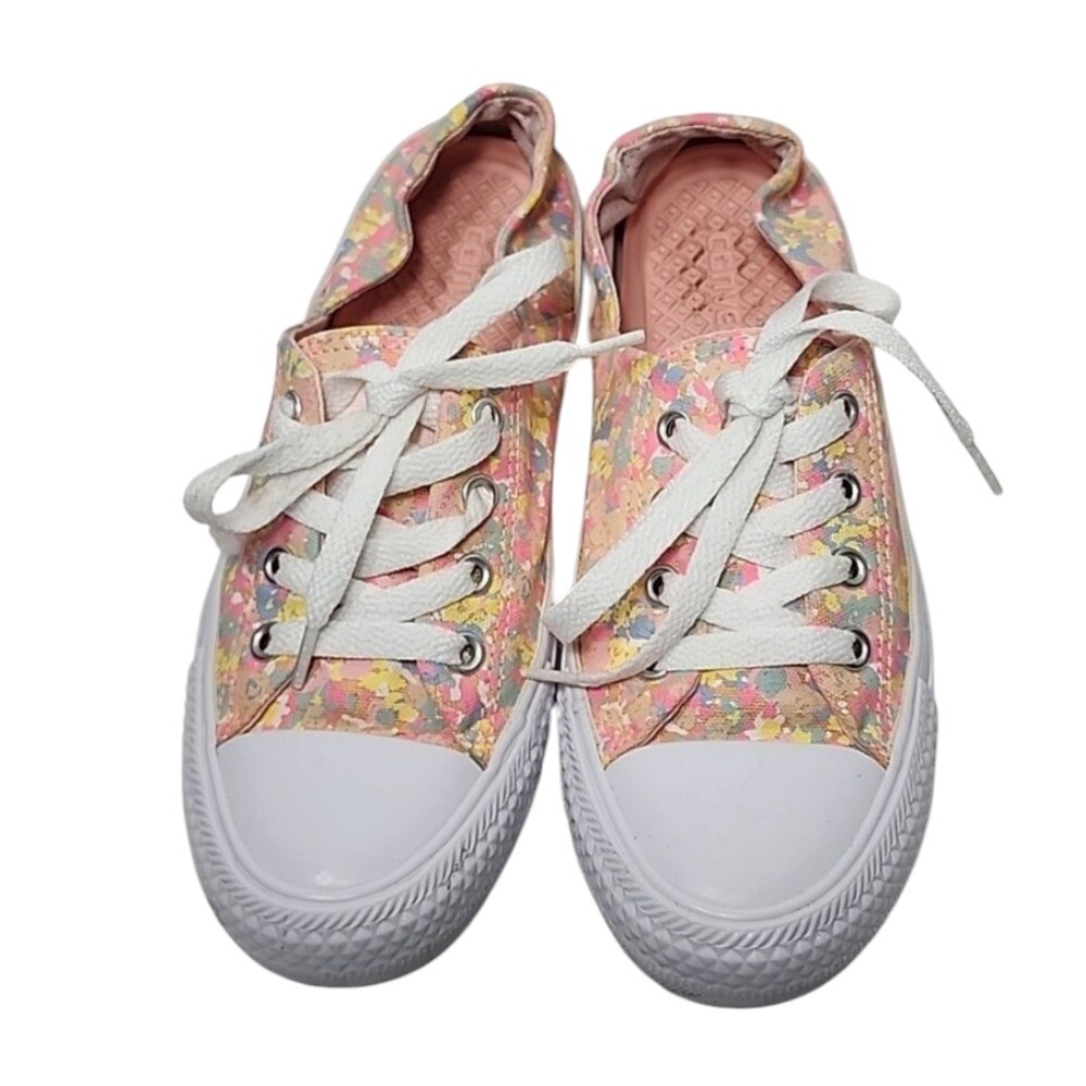 Converse Sneakers Womens Coral Ox Sunset Glow Low Top Shoes