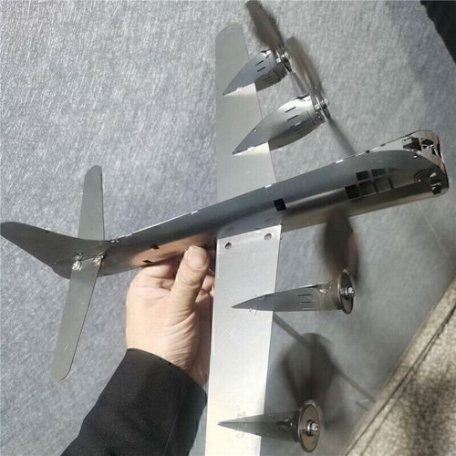 Flugzeug-Garten-Windspiel Wind-Doppeldecker für Patio Garden Ornament BE - Bild 6 von 6