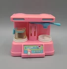 1992 Barbie Wind Up Coffee Maker with pot #9313 vintage Mattel tested! Pink