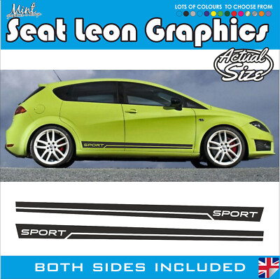 Seat Leon Side Stripes FR Cupra Ibiza Decals Stickers Graphics 013