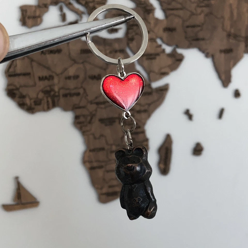 USSR 1980 Moscow 1980 Russia Bear Logo Soviet Olympic Games Keychain Key Chain - Image 3 of 4