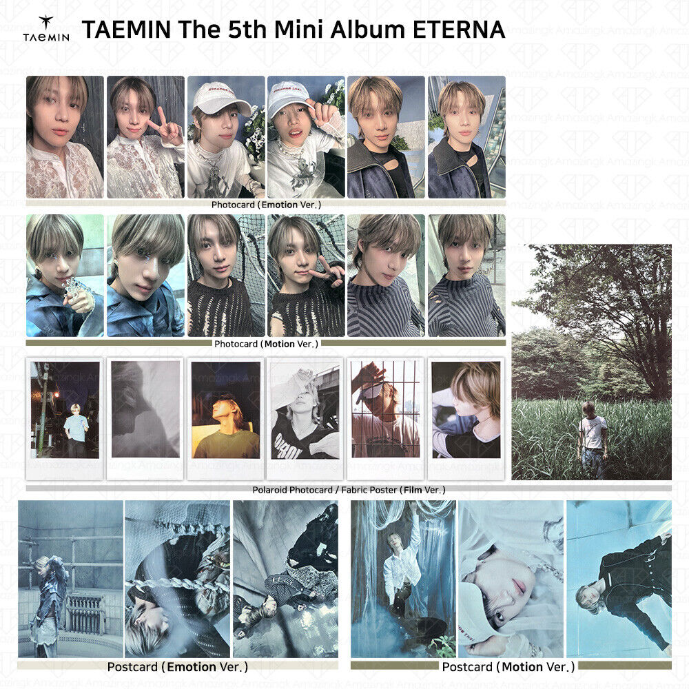 SHINee Taemin The 5th Mini Album ETERNAL Official Photocard SHINee Taemin The 5th Mini Album ETERNAL Official Photocard