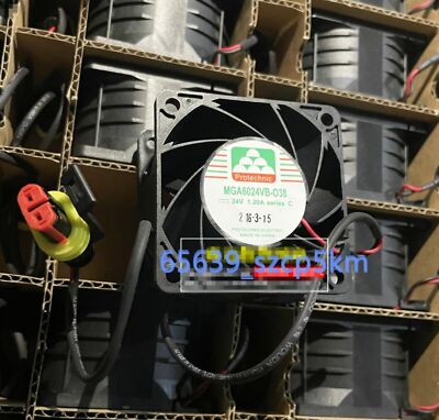 MAGIC MGA6024VB-O38 DC24V 1.2A 60X60X38MM 6038 2-PIN Converter Cooling Fan  #E10