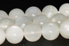 10MM Genuine Natural White Flash Milky Moonstone Beads Grade A Round Loose Beads