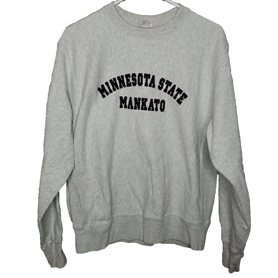 トップス Champion Mankato State Reverse Weave L Vintage Mankato State Champion Reverse Weave Crewneck