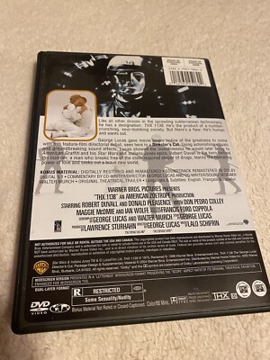 THX 1138 (DVD, 1971) George Lucas Director's Cut Robert