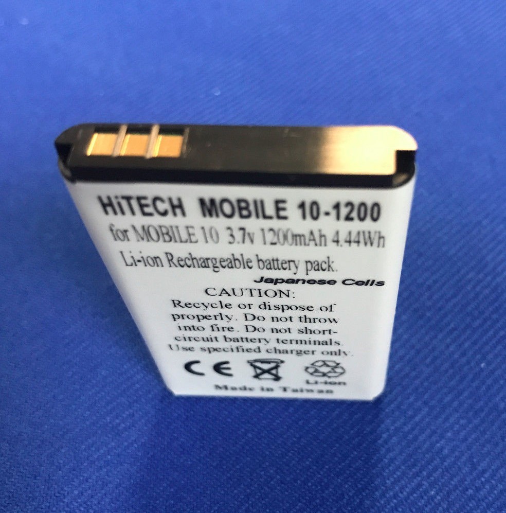 10 batteries(Japan Li 1.2Ah)For Garmin GPS Mobil 10 Scanner/Printer#010-10840-0-image