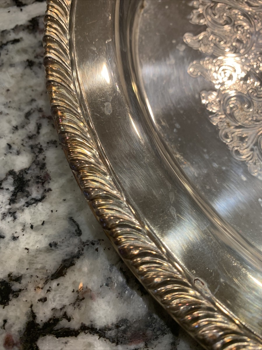 Vintage Wm.A.Rogers Silver Plate Service Plate | eBay