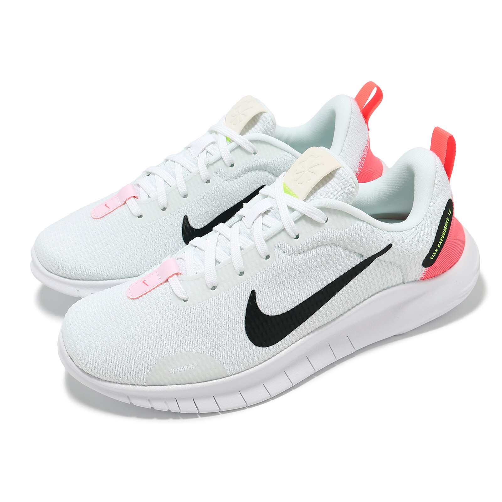 Женские кроссовки Nike Wmns Flex Experience RN 12 White Black Hot Punch DV0746-102