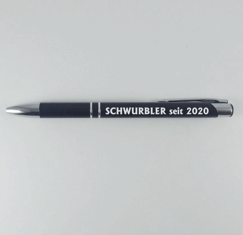 Lasergravierter Kugelschreiber schwarz rot blau aus Metall verschiedene Motive - Picture 27 of 40