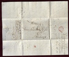 K&ouml;nigsberg Preu&szlig;en 1786 Weiterleitung Bestellung Wein Indigo L1 D&acute;HOLLANDE;62073