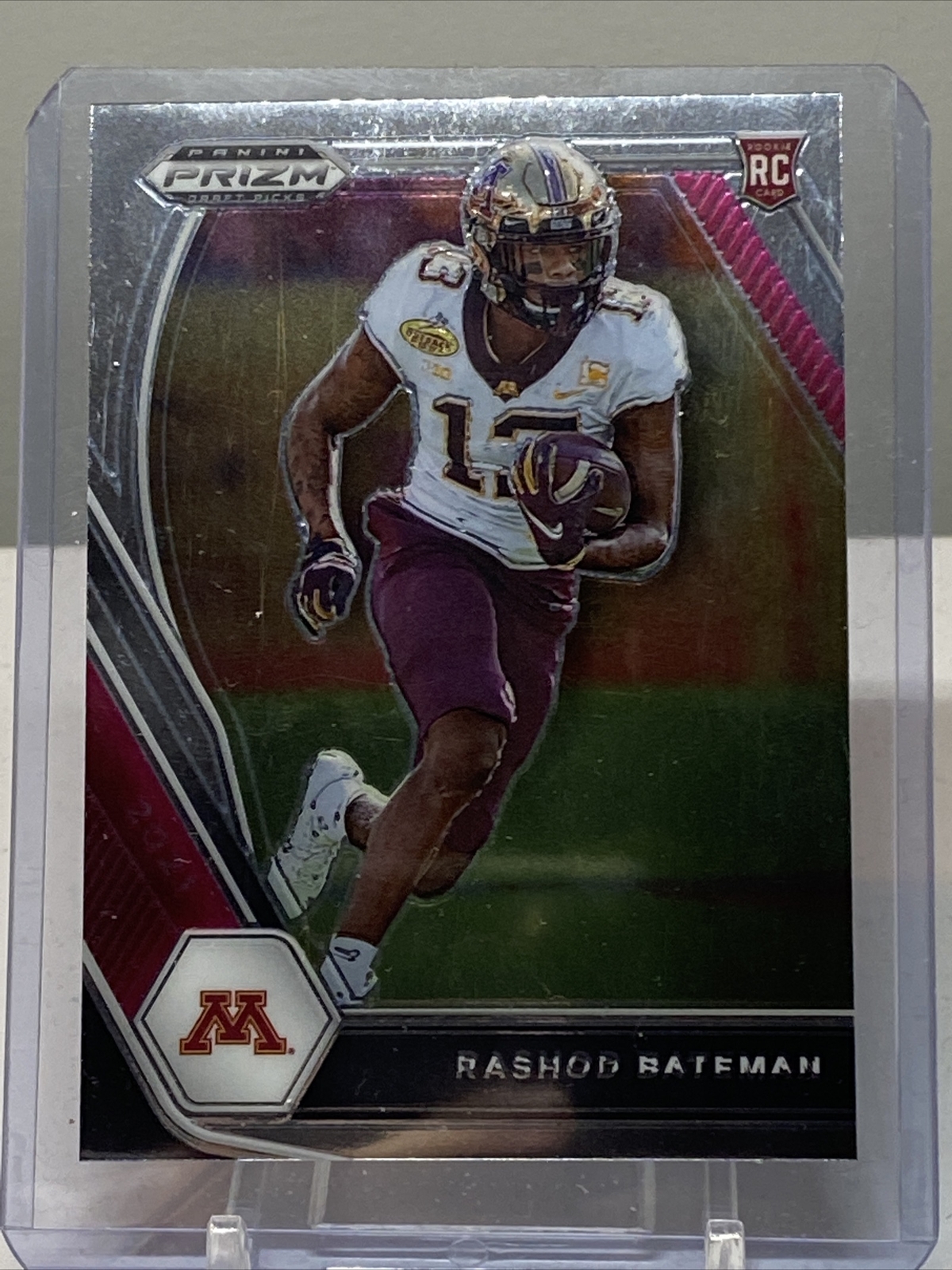 2021 Prizm Draft Picks Rashod Bateman Rookie Card #116 Ravens