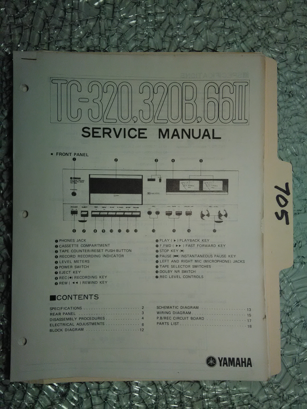 Yamaha TC-320B vintage audio equipment - eBay listing photo 4