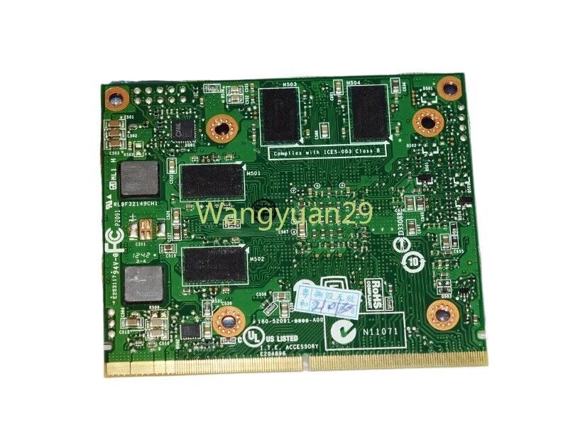 NEW HP EliteBook 8570W Nvidia Quadro K1000M 2GB Graphics Card 010176C00-600-G - Image 3 of 4