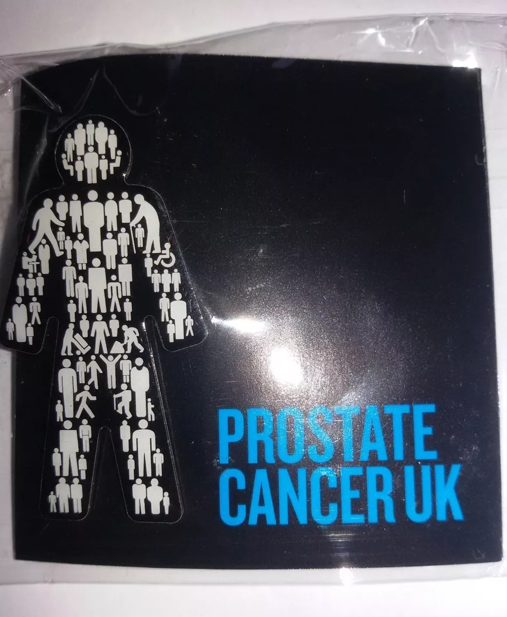 Prostate Cancer UK pin badge