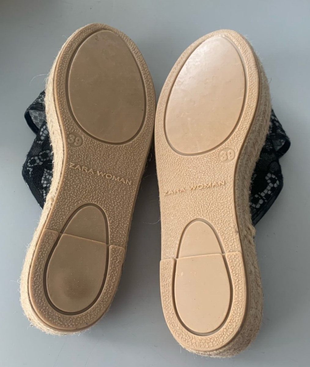 Zara Black Espadrille Slip-Ons with Open Back Zara | Shoes | Open Back Pointe Espadrille | Poshmark main image 4