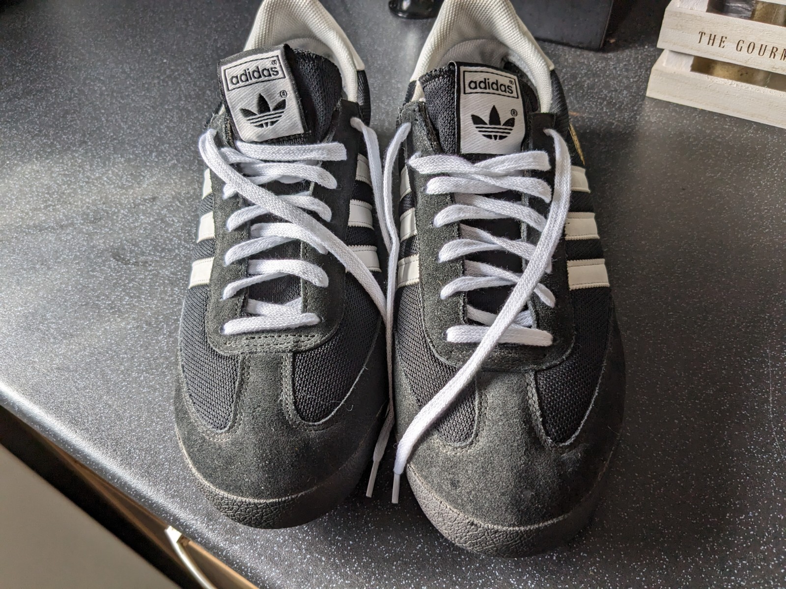 mens adidas dragon trainers blue